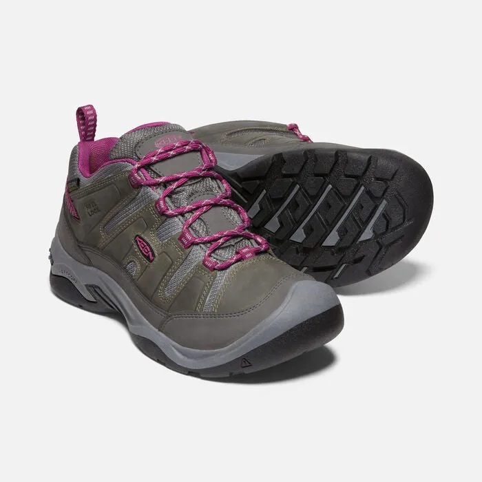 1026770 Keen Women's Circadia Waterproof Steel Grey/Boysenberry