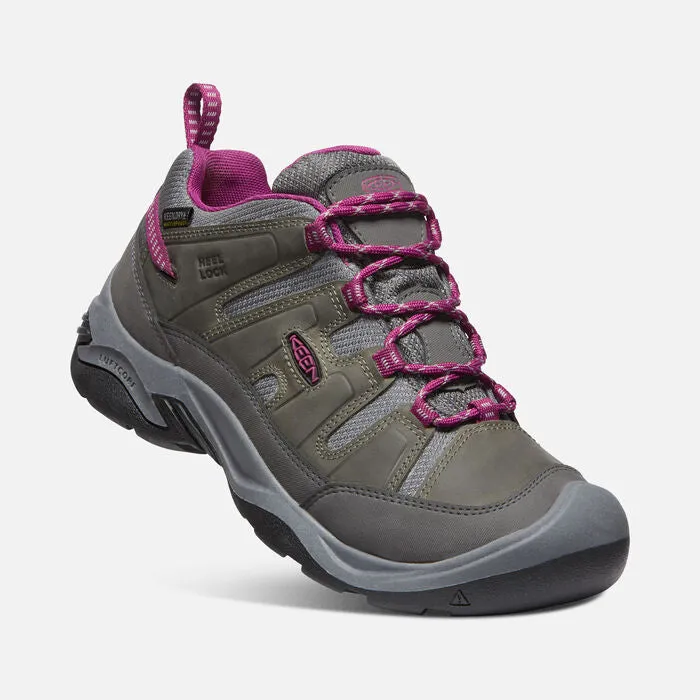 1026770 Keen Women's Circadia Waterproof Steel Grey/Boysenberry