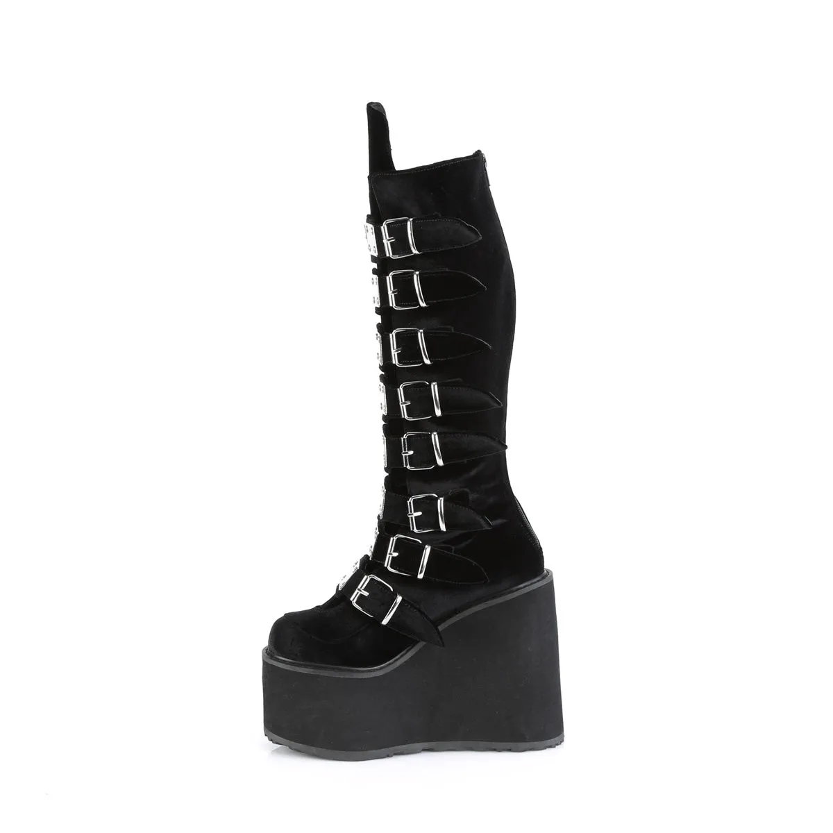 5 Inch Platform SWING-815 Black Velvet