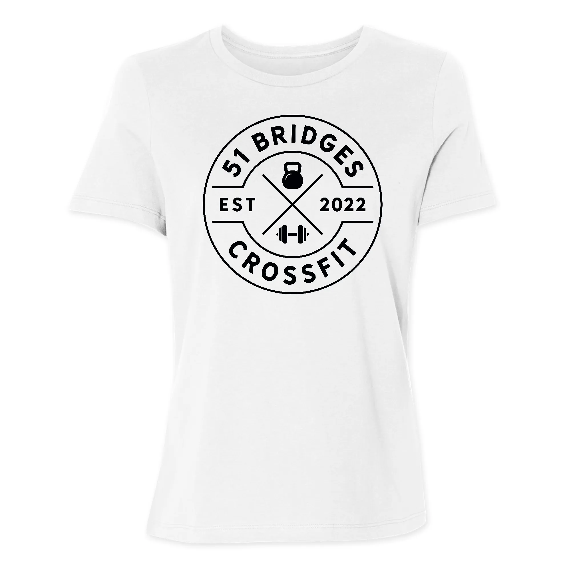 51 Bridges CrossFit Round Womens - T-Shirt