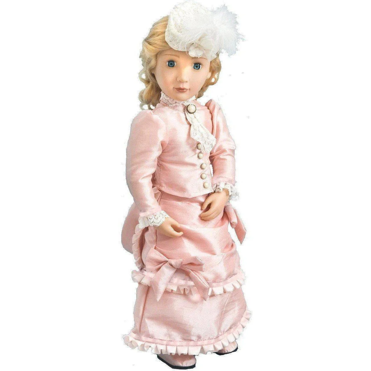 A Girl for All Time Victorian Party Dress for 16 inch British dolls