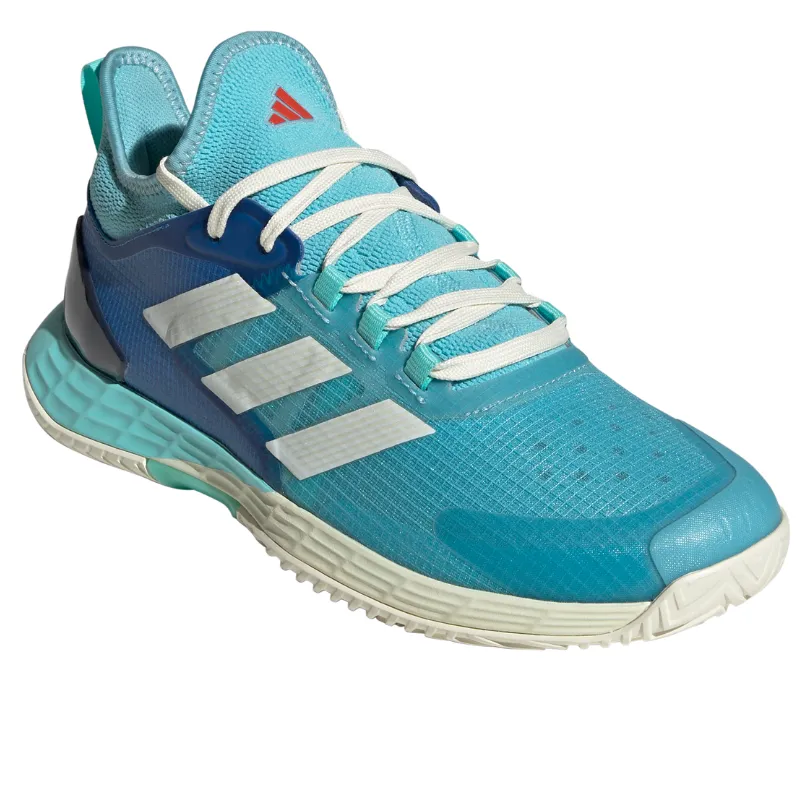 Adidas Adizero Ubersonic 4.1  Men Tennis Shoes - Turquoise / Light Aqua / Off White