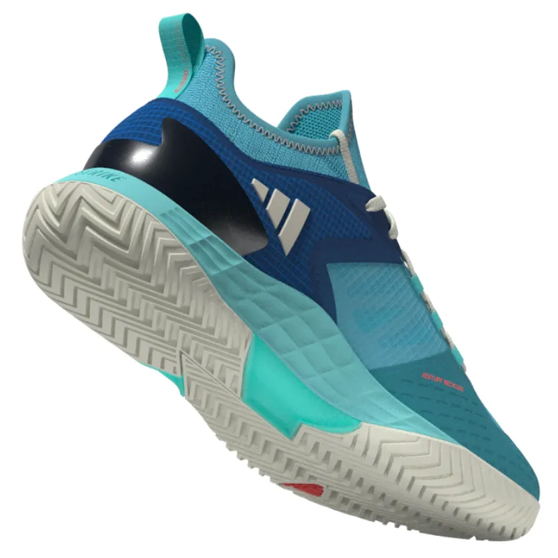 Adidas Adizero Ubersonic 4.1  Men Tennis Shoes - Turquoise / Light Aqua / Off White