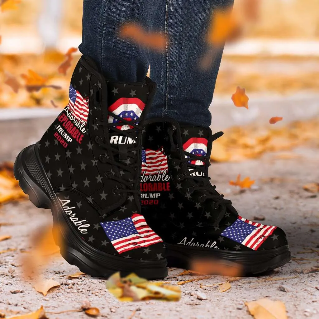 Adorable Deplorable Trump 2020 Sneaker Walking Boots