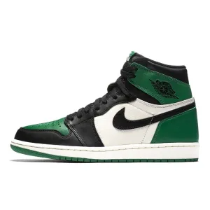 Air Jordan 1 High Retro OG Pine Toe 1.0 Pine Green Black Sail White