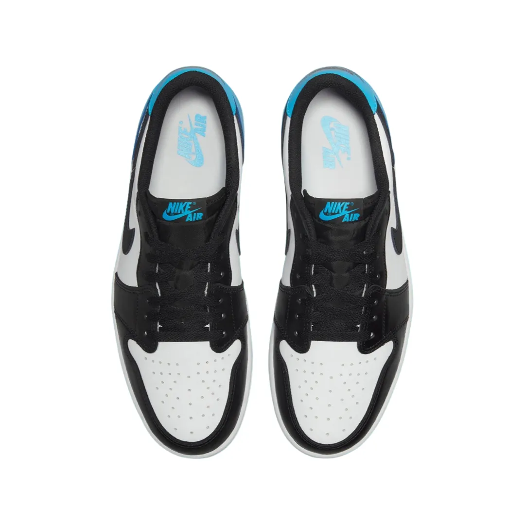 Air Jordan 1 Low OG White Dark Powder Blue Black