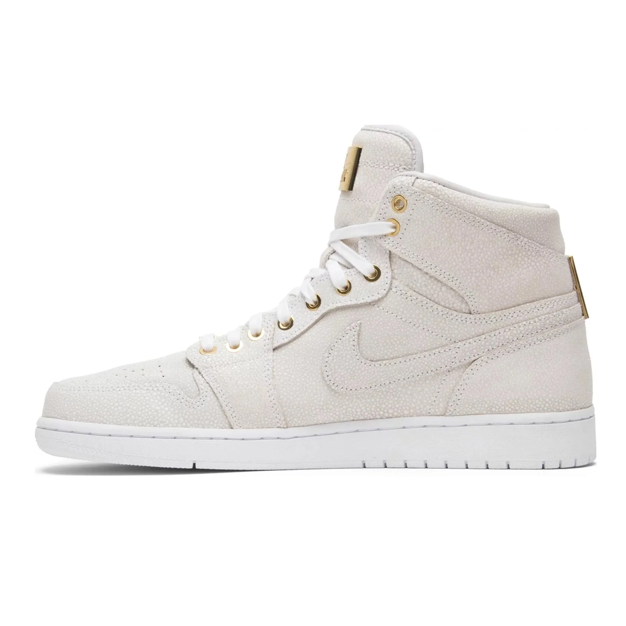 Air Jordan 1 Retro High Pinnacle White Metallic Gold