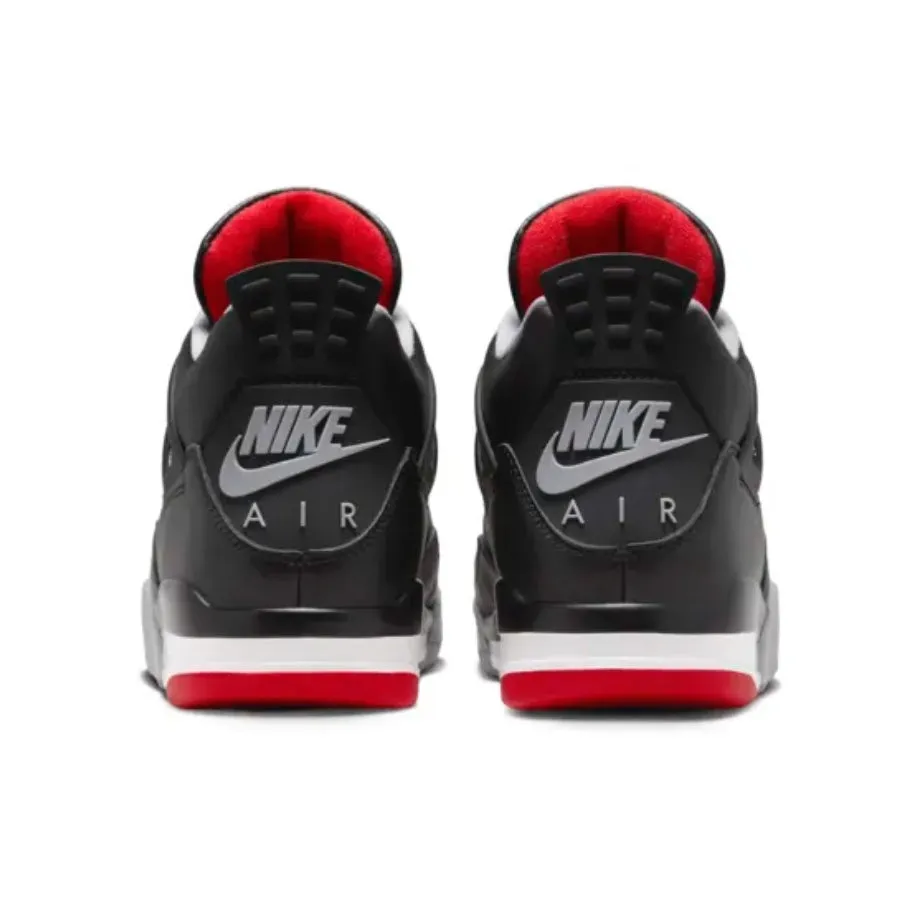 Air Jordan 4 Retro Bred Reimagined Black Cement Grey Varsity Red Summit White