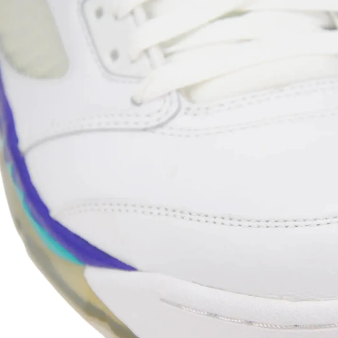 Air Jordan 5 White Grape 2008 White Emerald Grape Ice Discoloured Mesh