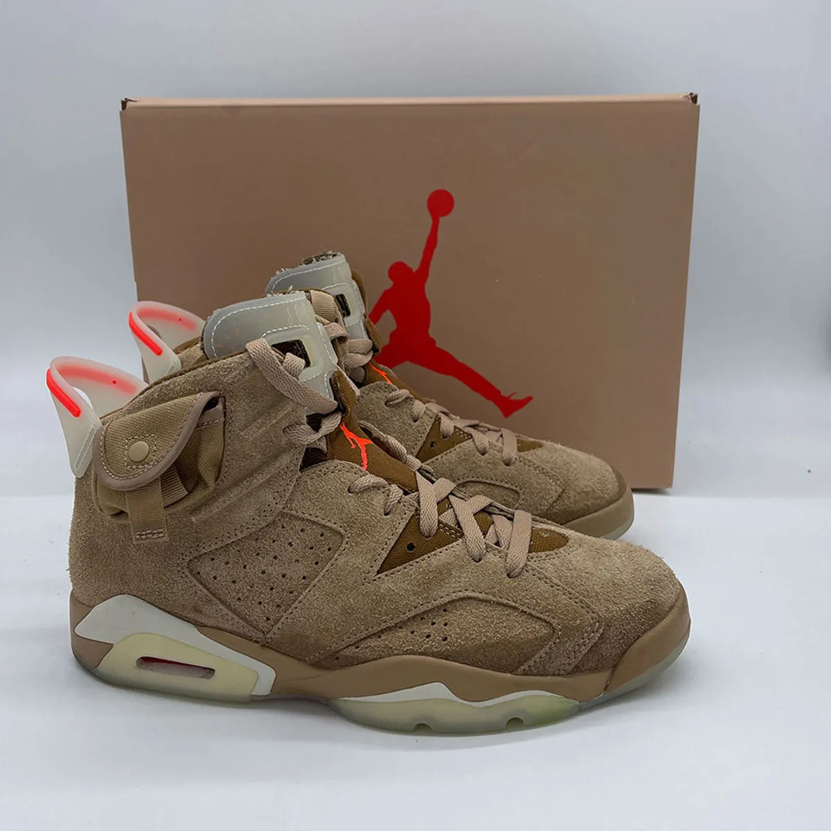 Air Jordan 6 Retro Travis Scott British Khaki size 8.5 (Pre-Owned)