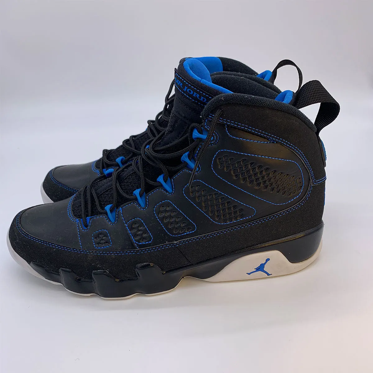 Air Jordan 9 IX Retro Photo Blue Black (Pre-Owned)