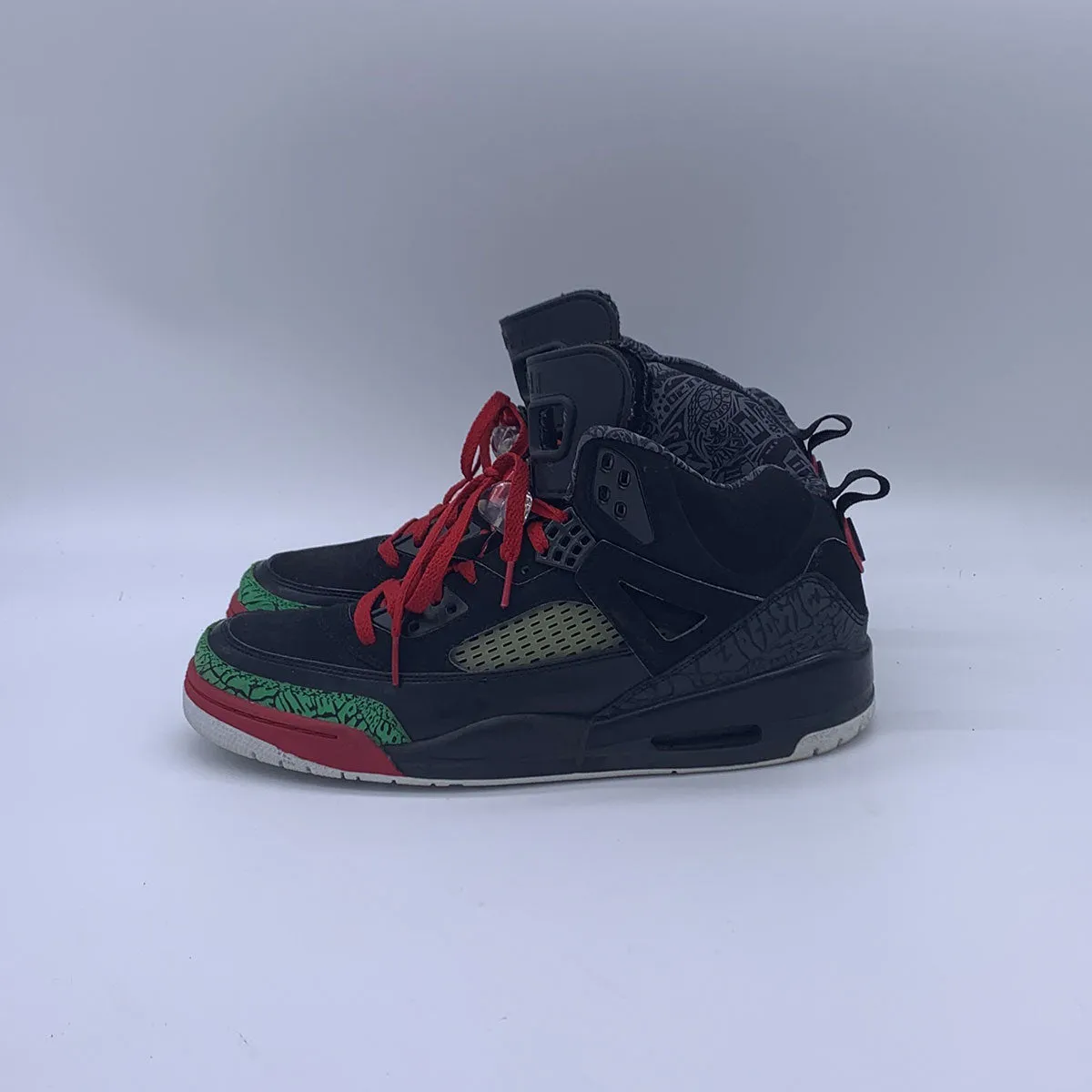 Air Jordan Spiz'ike OG Black Red Green 2007 (Pre-Owned)