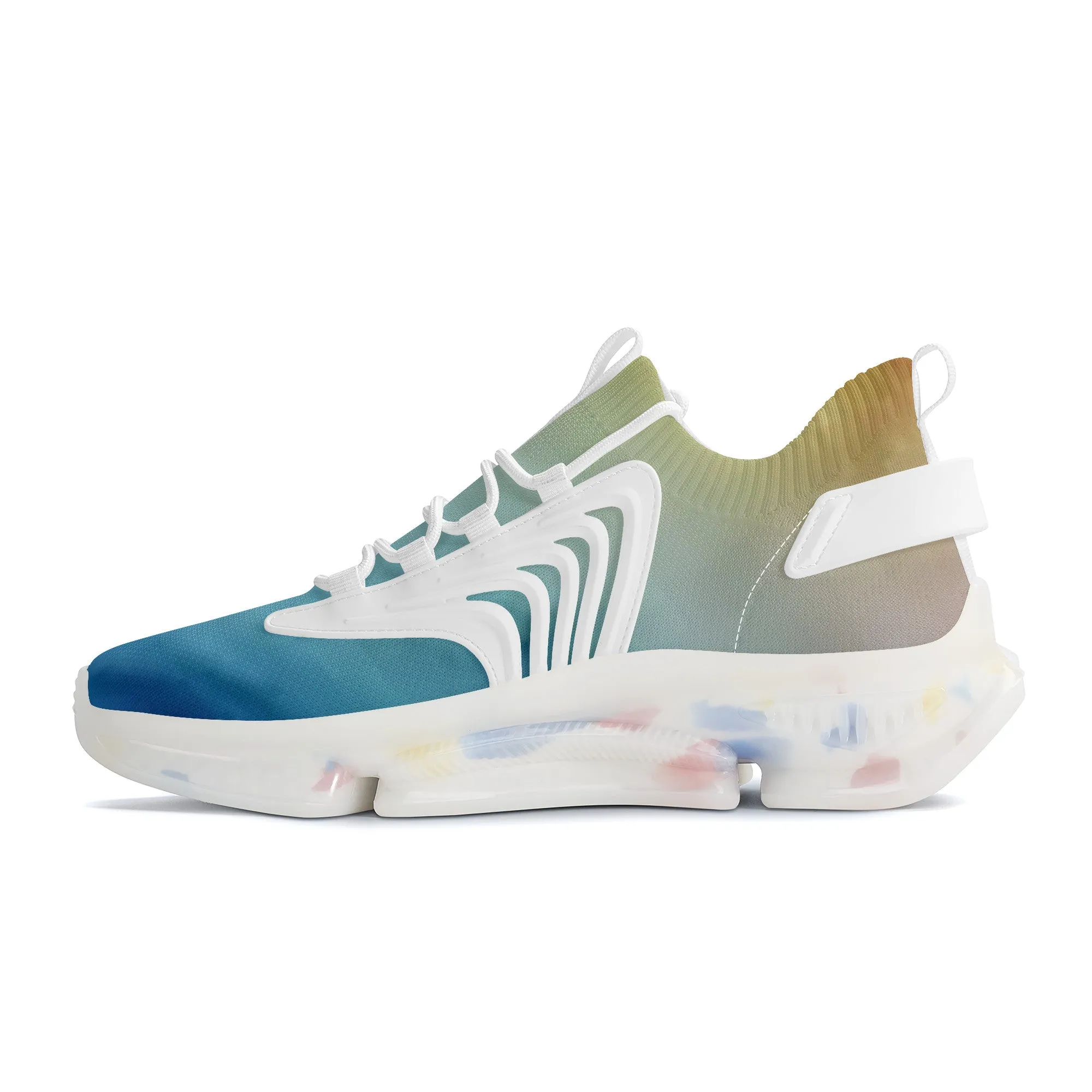 Air Max React Sneakers - White/Blue