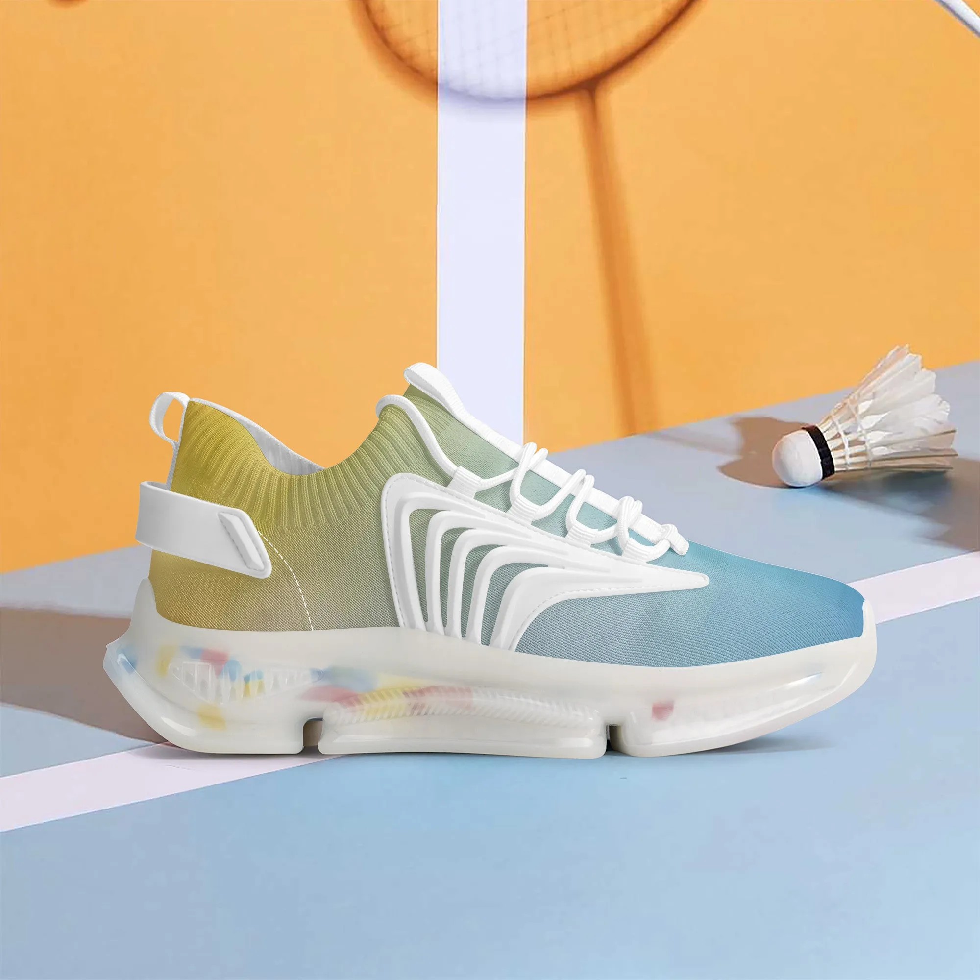 Air Max React Sneakers - White/Blue