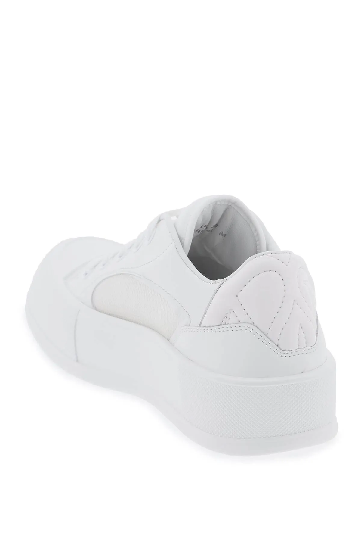 ALEXANDER MCQUEEN White Deck Plimsoll Sneakers for Women