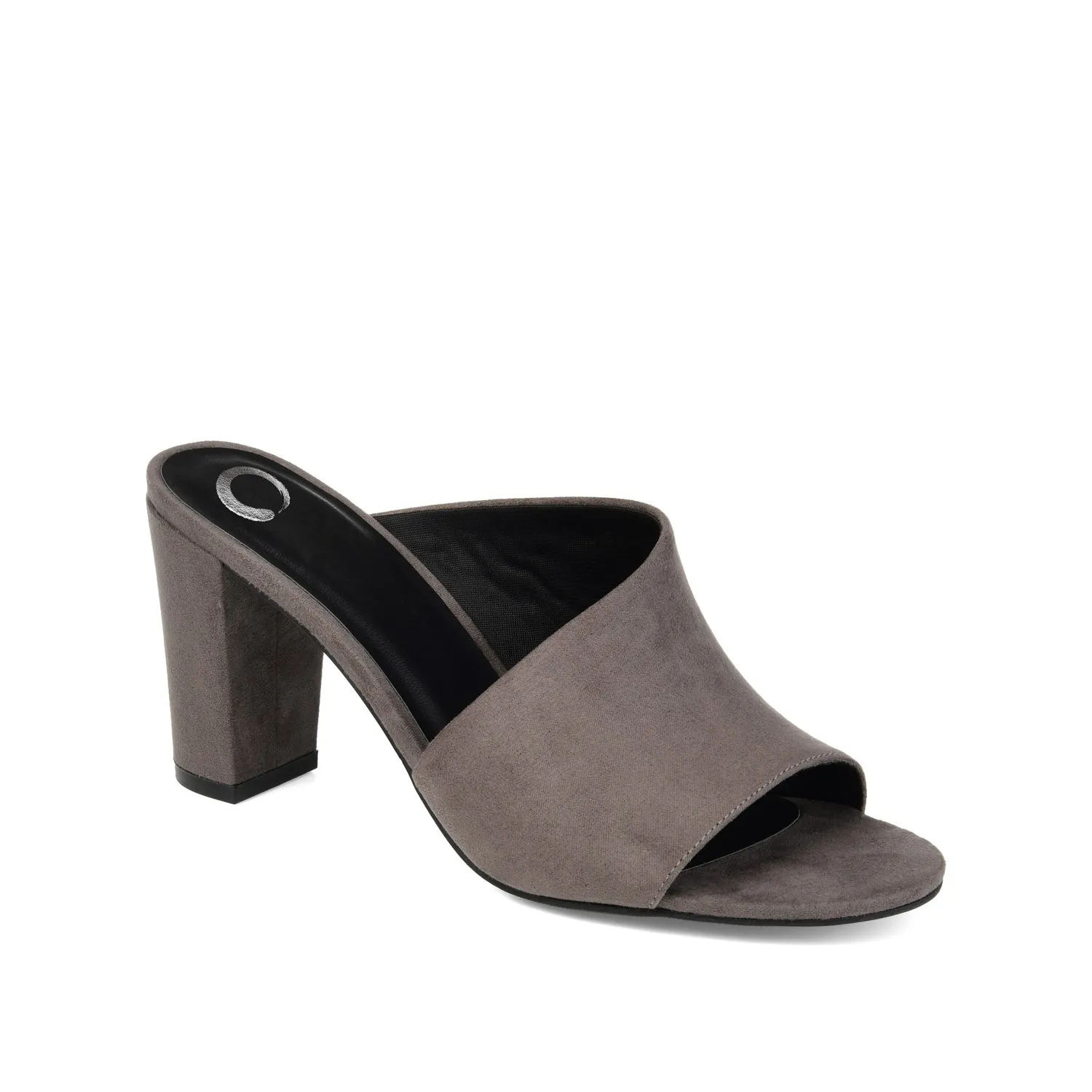 ALLEA BLOCK HEELED MULES IN WIDE