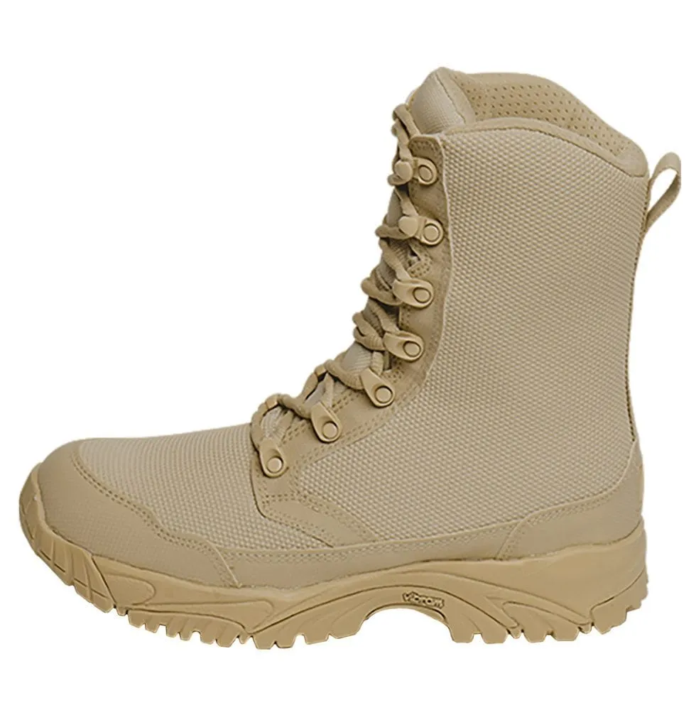 ALTAI Tan Combat Waterproof 8" Boots (MFM100)