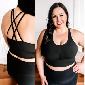 Anchored Arrows Athletic Bra