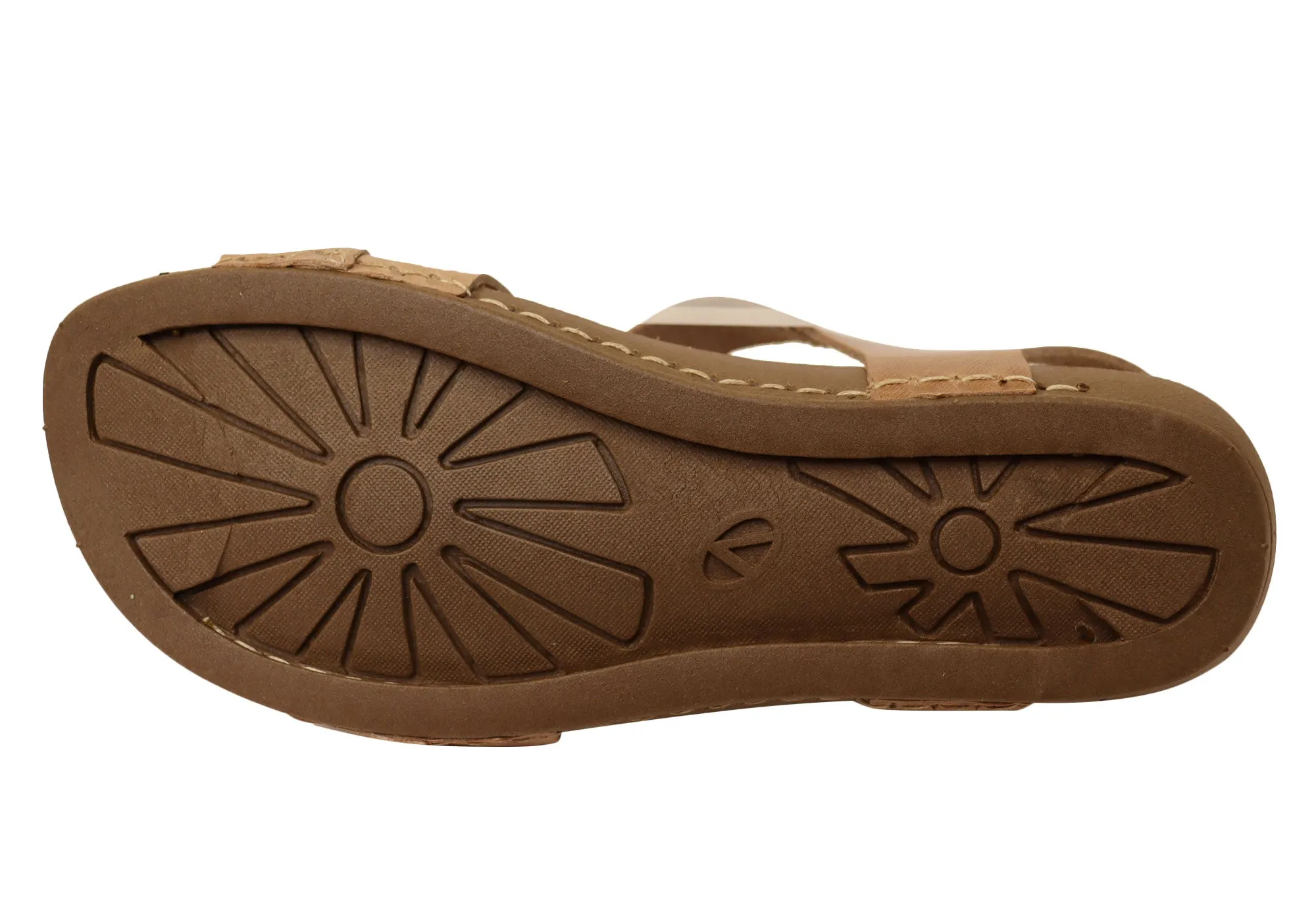 Andacco Vache Womens Comfortable Leather Sandals Made In Brazil