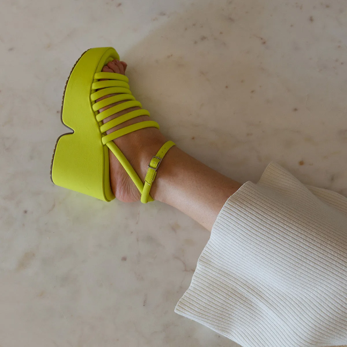 ANTIPODE in YELLOW Heeled Sandals