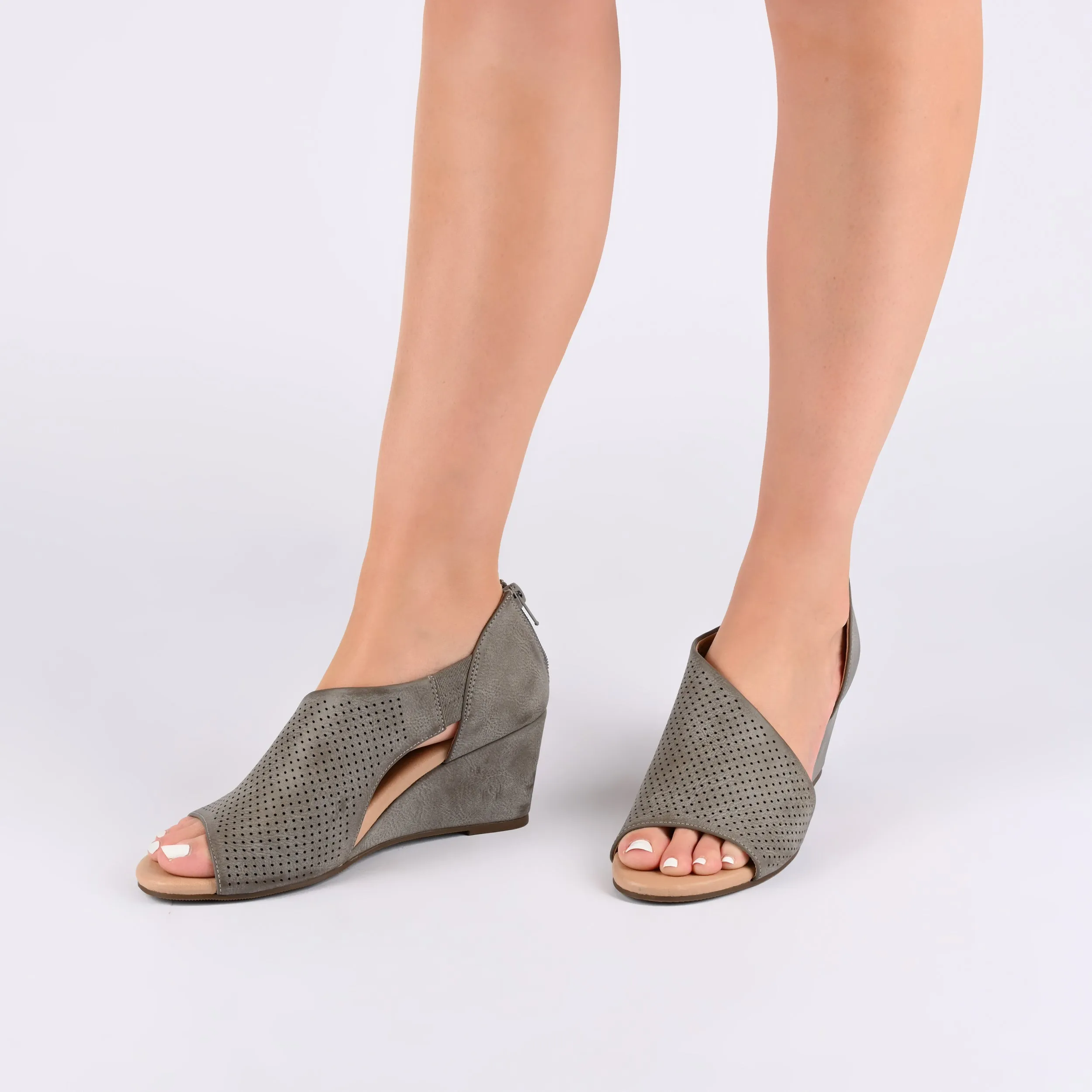 ARETHA WEDGE HEEL SANDALS IN WIDE