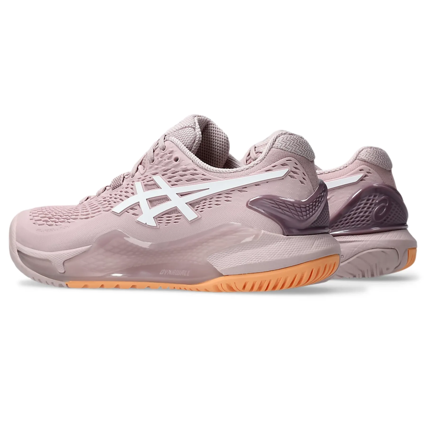 Asics Gel-Resolution 9 Wide Women Tennis Shoes - Watershed Rose/White