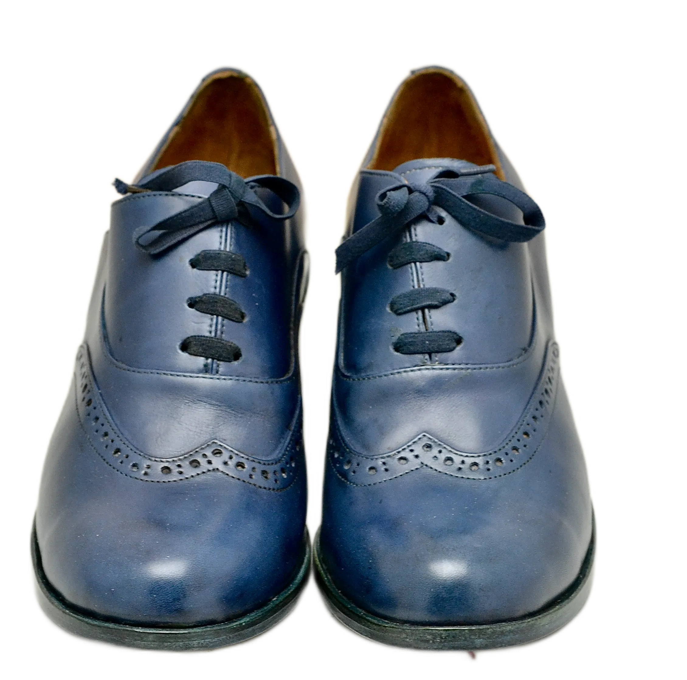 Asym oxford brogue  |  oceano calf