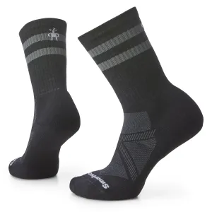 ATHLETIC STRIPE CREW SOCKS - 001 BLACK