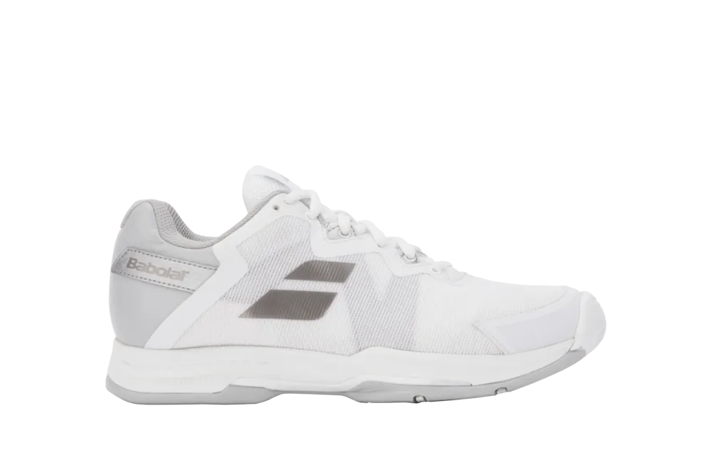 Babolat SFX3 All Court Tennis Shoes (Ladies) - White/Silver