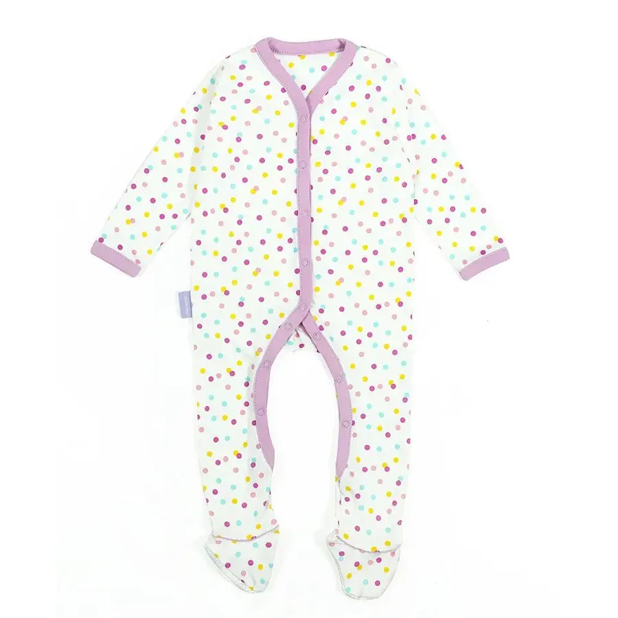 Baby Girl Comfy Knitted Sleep Suit - Unicorn ( Pack of 2)