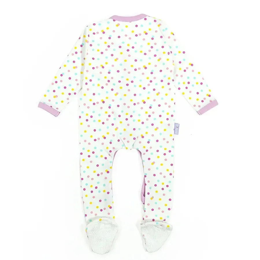 Baby Girl Comfy Knitted Sleep Suit - Unicorn (Pack of 3)