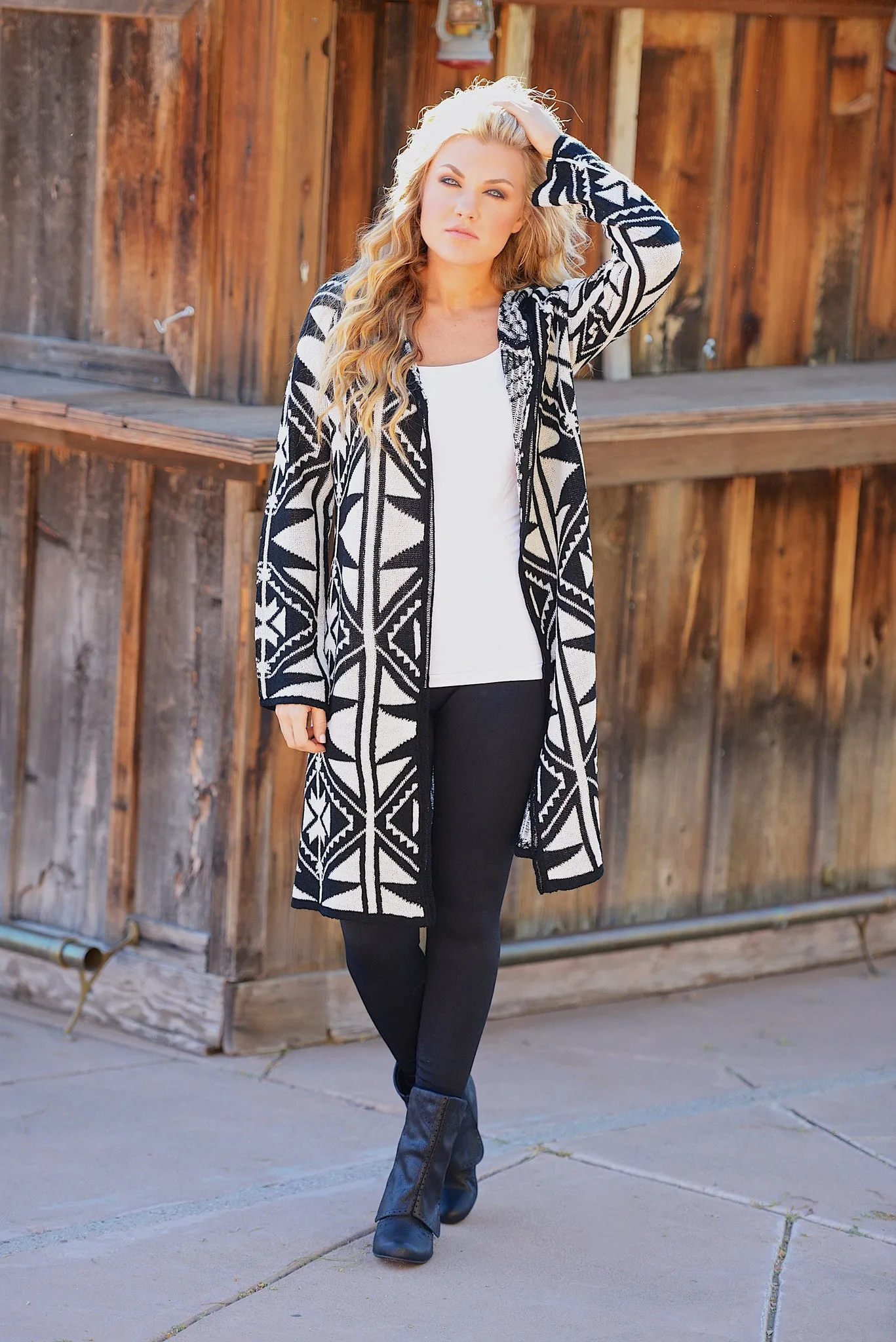 Baby It's Cold Outside Hooded Cardigan