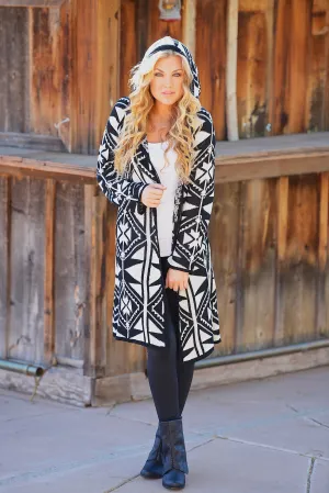 Baby It's Cold Outside Hooded Cardigan