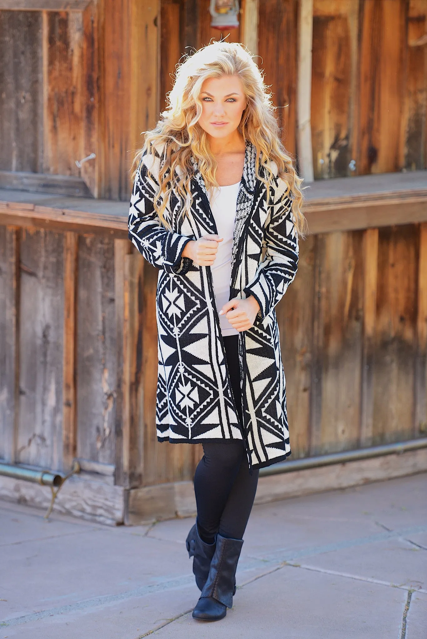 Baby It's Cold Outside Hooded Cardigan