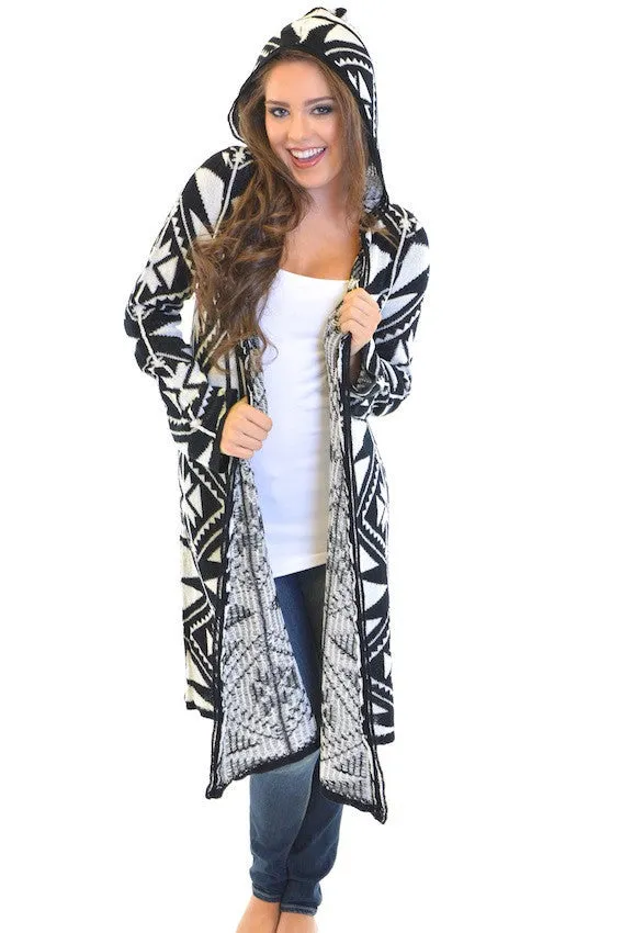 Baby It's Cold Outside Hooded Cardigan