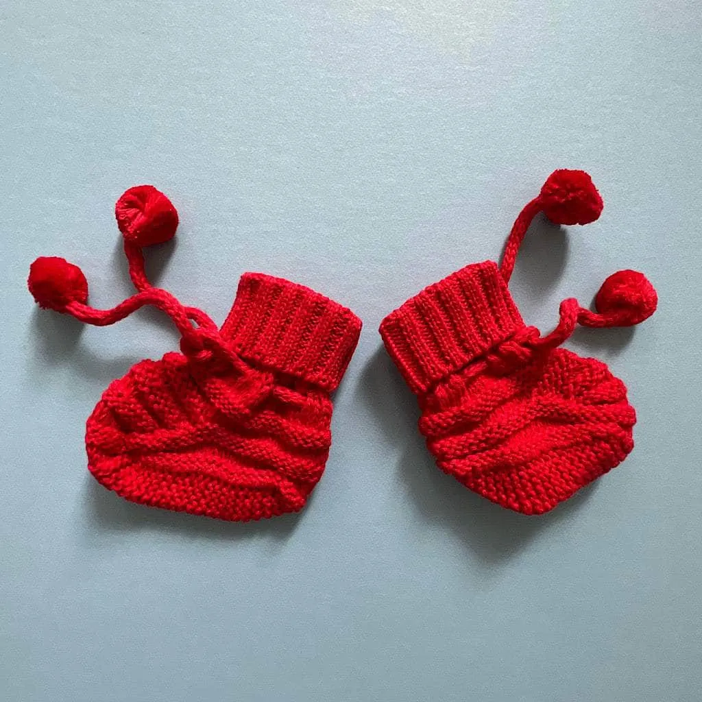 Baby Knit Booties