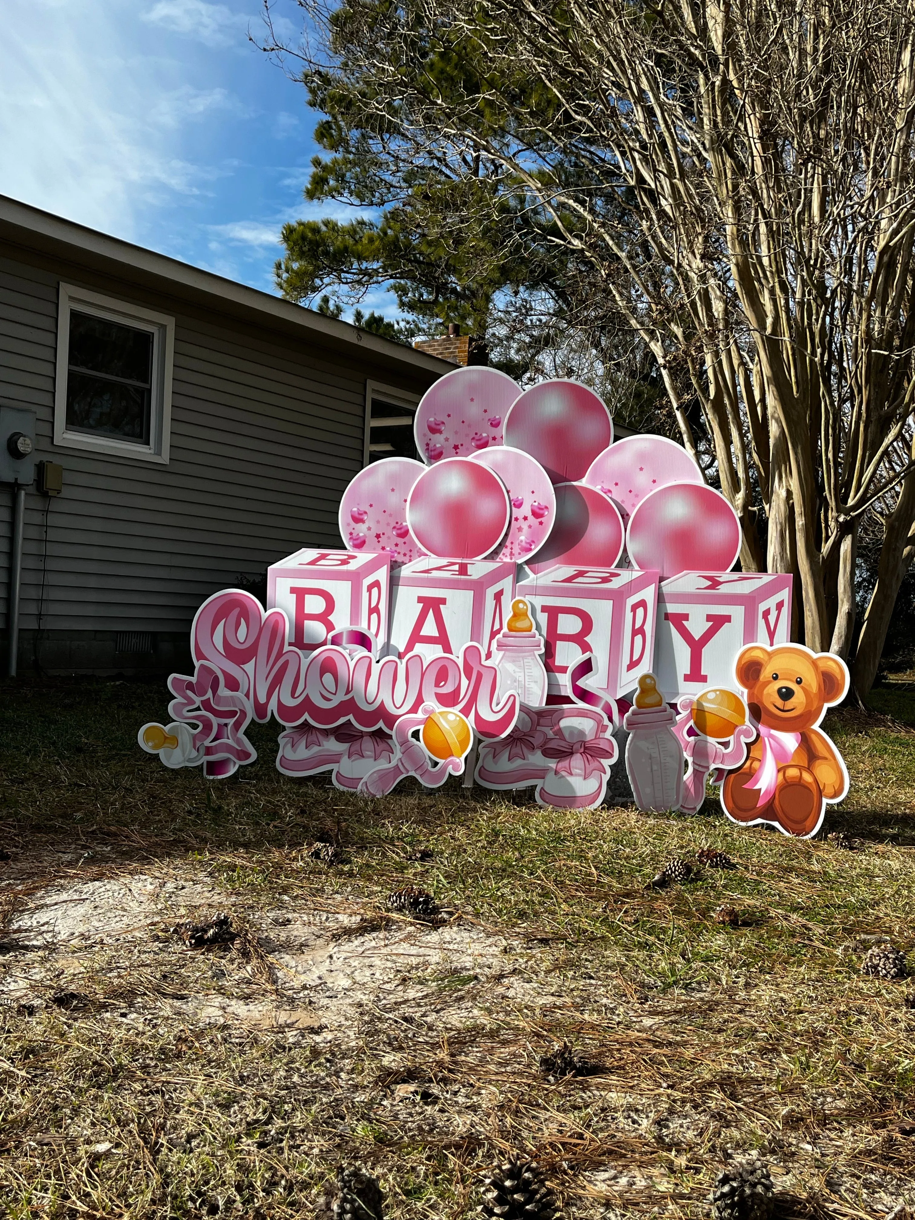 Baby Shower Lawn Sign Rental