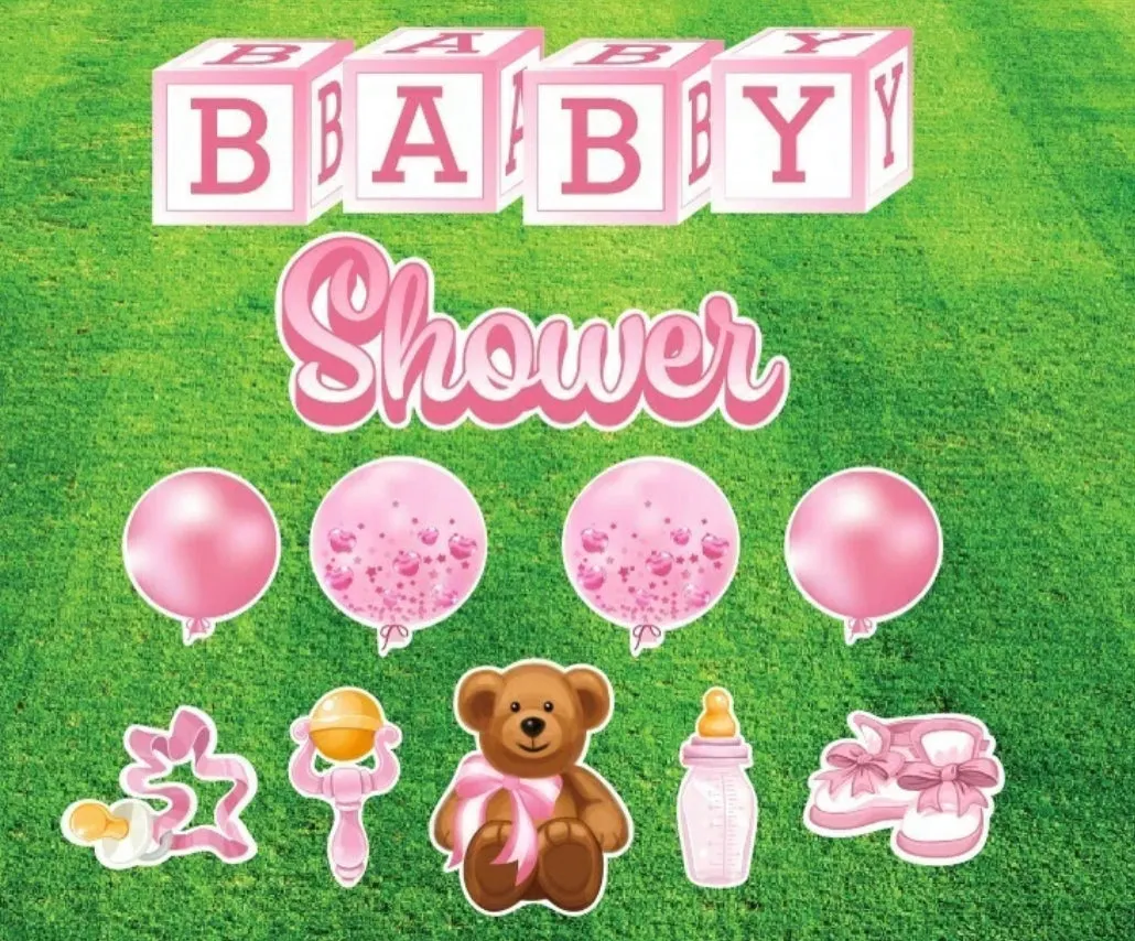 Baby Shower Lawn Sign Rental