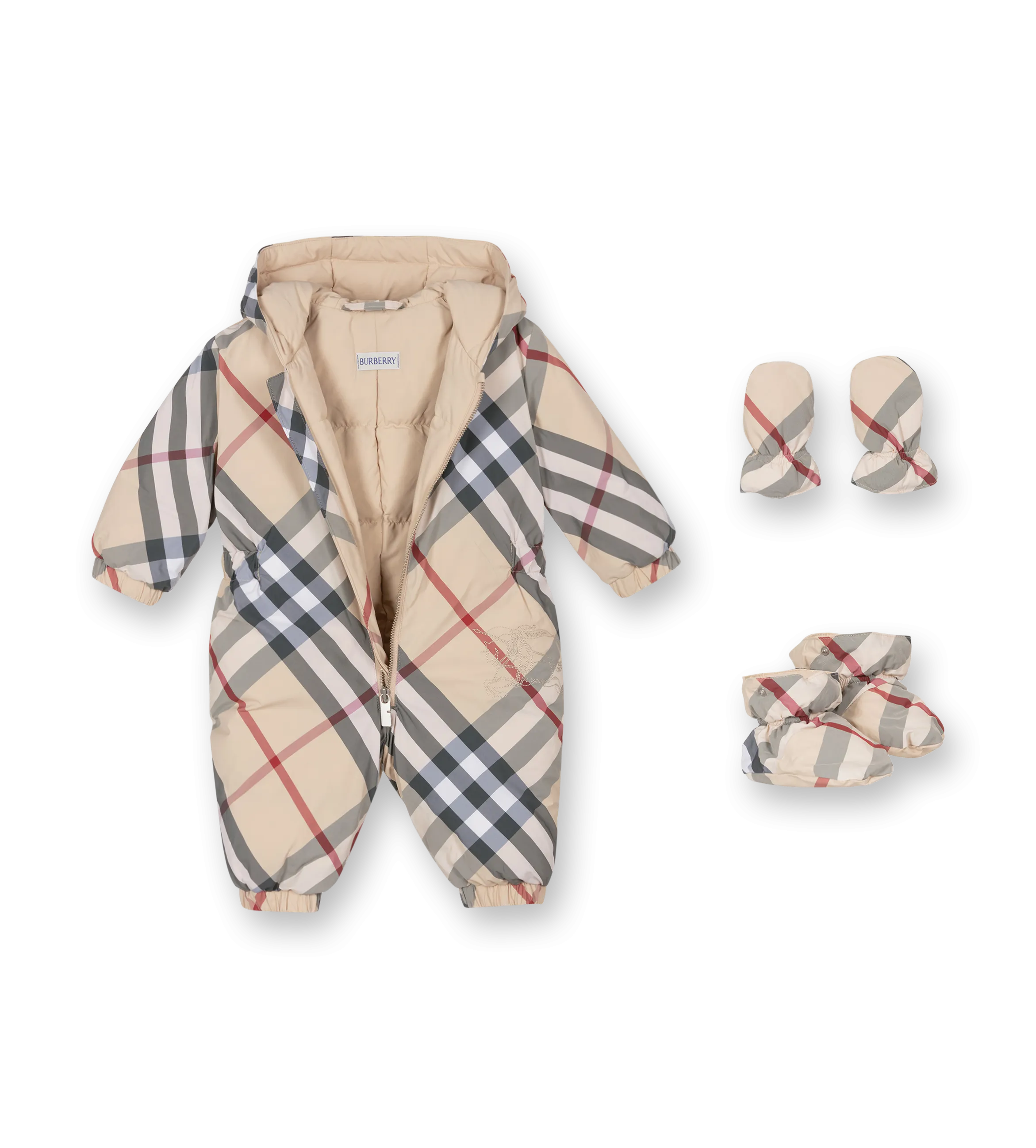 Baby Snowsuit Pale Stone