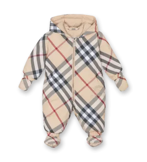 Baby Snowsuit Pale Stone