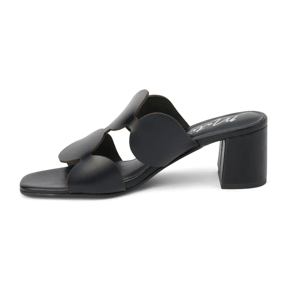 Barbara Block Heel Slide Sandals