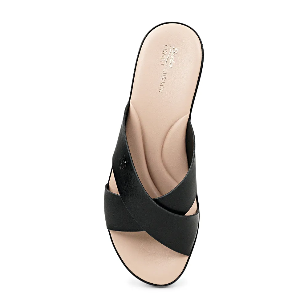 Bata Comfit CHAROTTE Low-Heeled Slip-On Sandal for Women