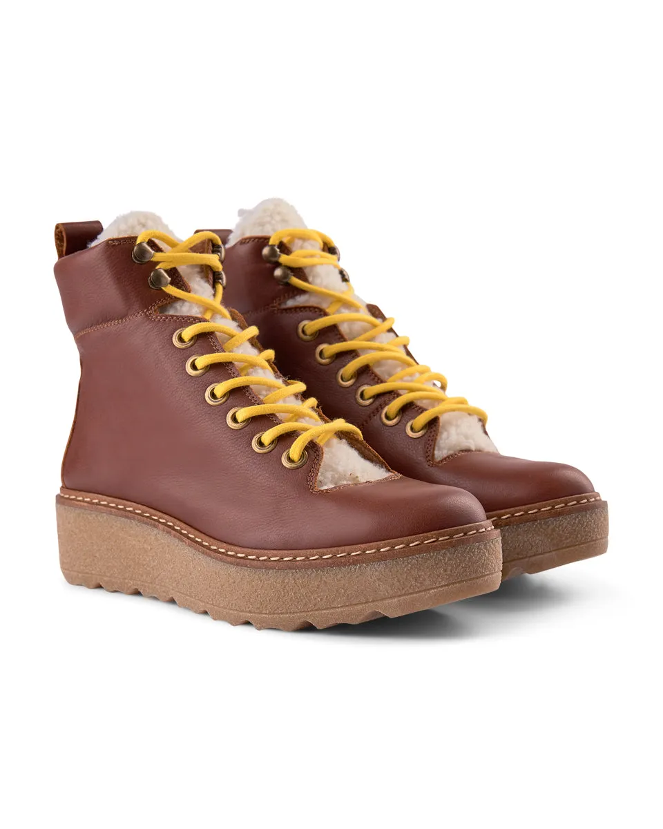 Bex boot leather - BROWN