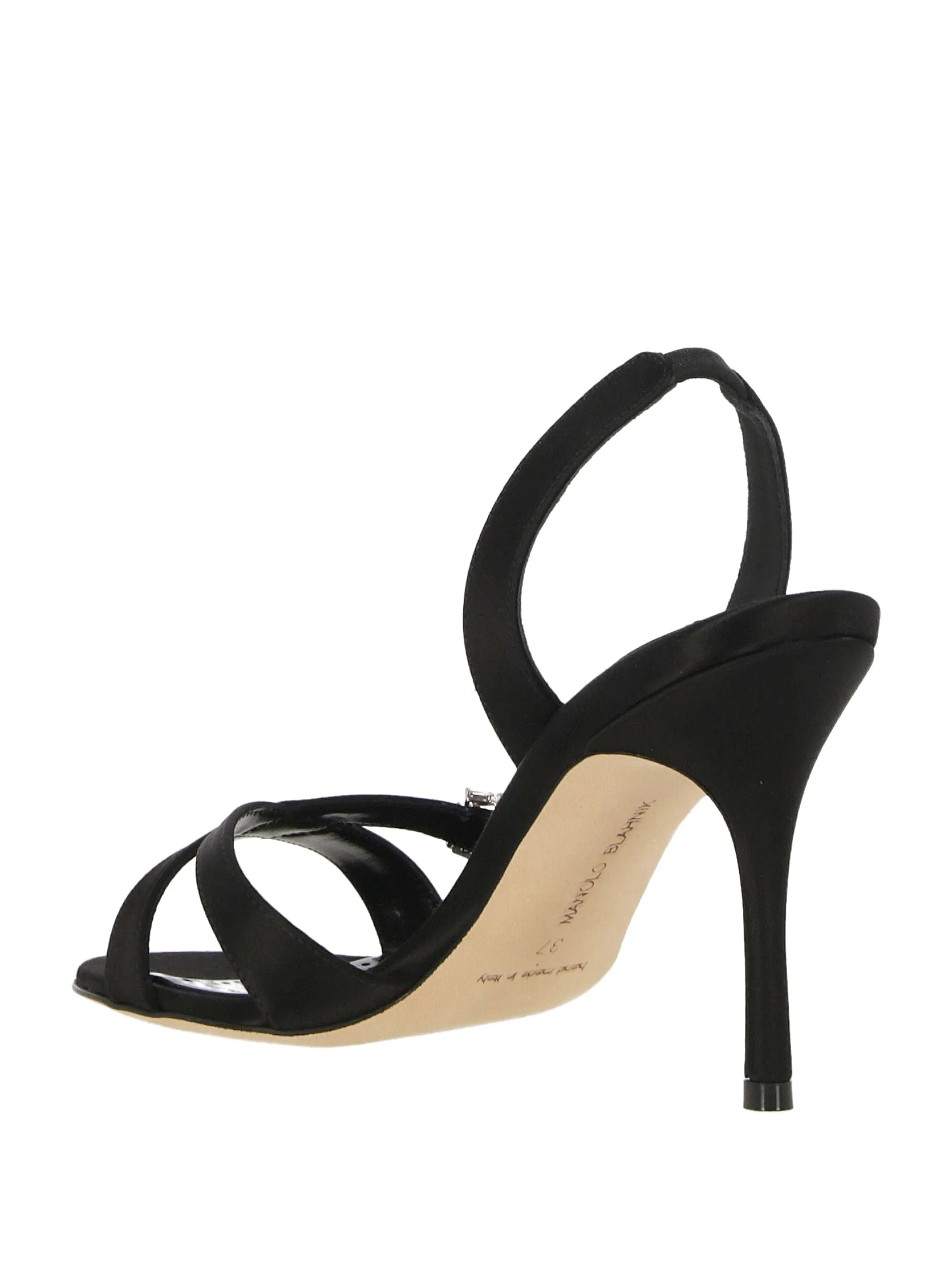 Black Heeled Sandals