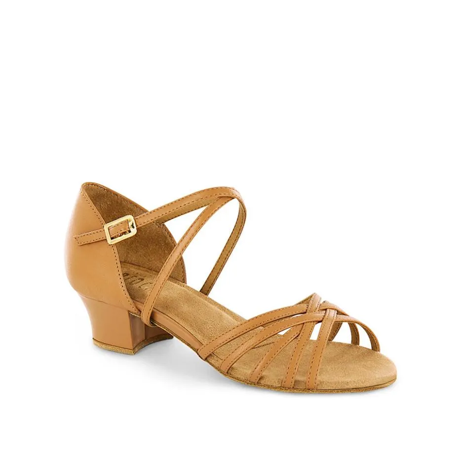 Bloch: Annabella: Tan Leather-1.5" Latin