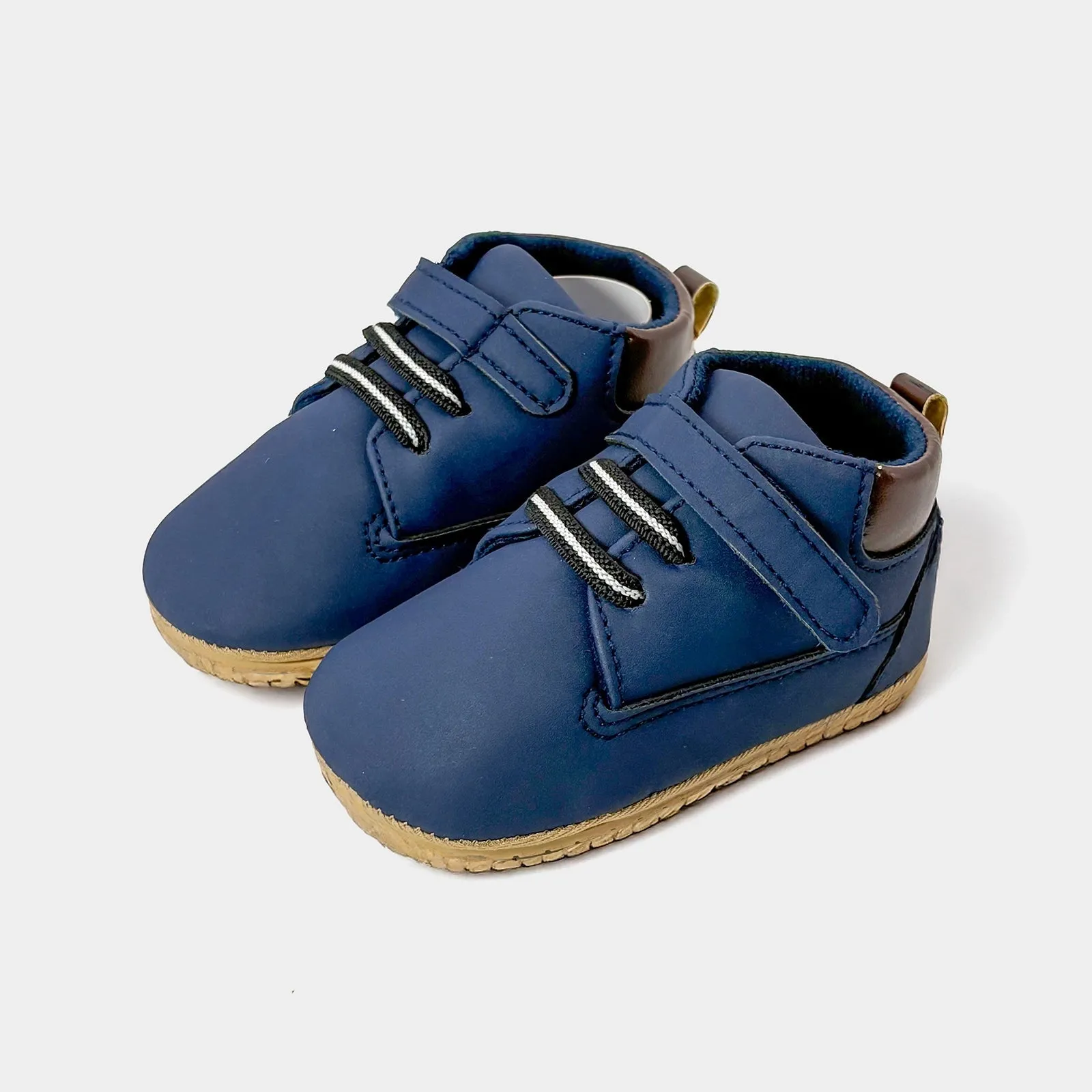 Bloom Blue Solid Booties