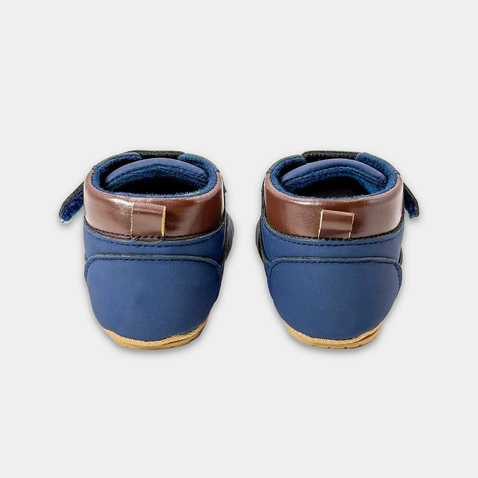 Bloom Blue Solid Booties