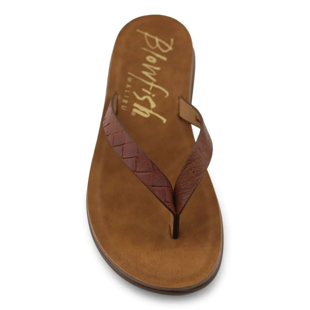 'Blowfish Malibu' Women's Santorini Thong Sandal - Whisky Wayward