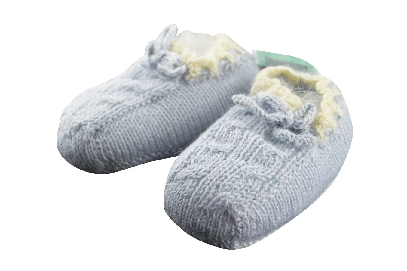 Blue Alpaca Booties