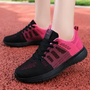 Breathable Sport Running Shoes for Women Lightweight Mesh Walking Shoes Trainers Workout Sneakers Gym Jogging Sneakers Female